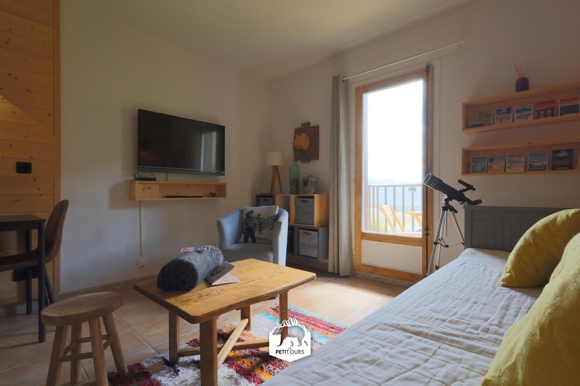 Le Petit Ours & Le Petit Cerf - Studios Vue Lac & Montagnes Les Angles  Exterior foto