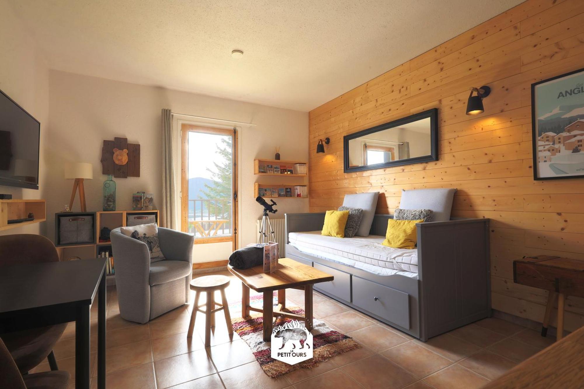 Le Petit Ours & Le Petit Cerf - Studios Vue Lac & Montagnes Les Angles  Exterior foto